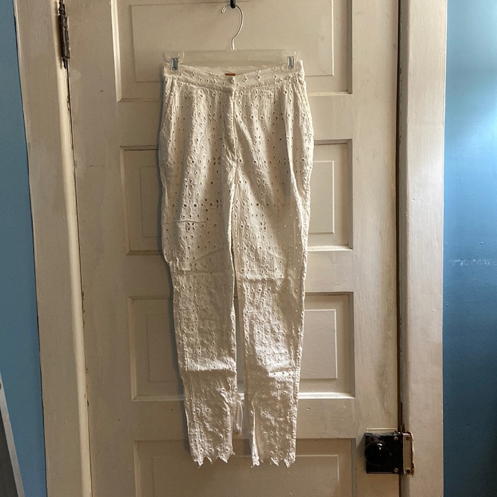 Free People Eyelet Pants